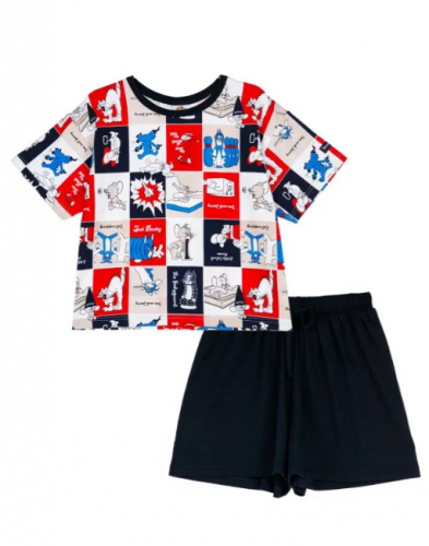 1003 р1410 р    Комплект трикотажный для девочек: фуфайка (футболка), шорты