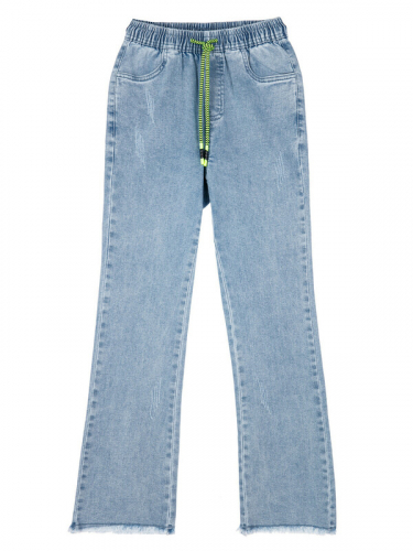 1369 р1805 р   Брюки текстильные джинсовые для девочек