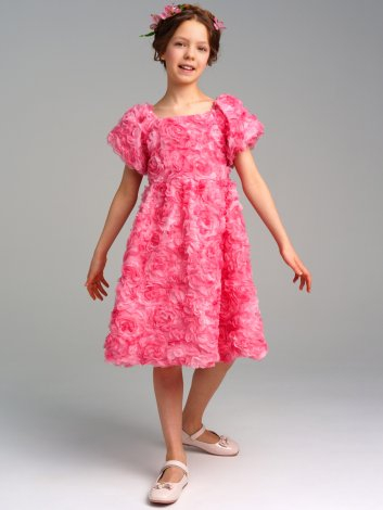 2091 р3595 р   Платье текстильное для девочек