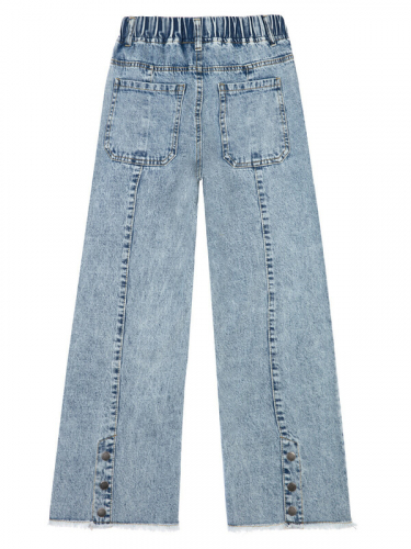  1540 р 2195 р    Брюки текстильные джинсовые для девочек