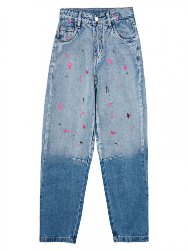  1093 р  2031 р   Брюки текстильные джинсовые для девочек