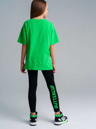  904 р  1467 р   Комплект трикотажный для девочек: фуфайка (футболка), брюки (легинсы)