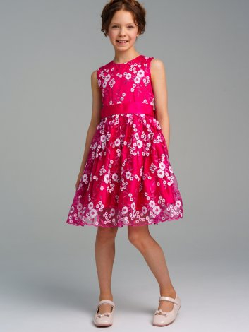 1376 р2482 р    Платье текстильное для девочек