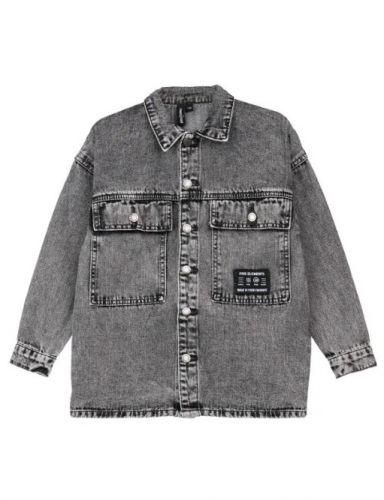 1418 р2482 р   Куртка текстильная джинсовая для мальчиков