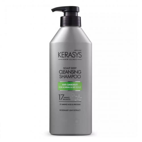 KeraSys Шампунь для сухой и нормальной кожи головы глубокоочищающий / Scalp Deep Cleansing Shampoo, 600 мл