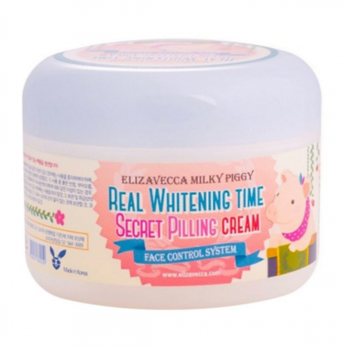 Elizavecca Крем для лица осветляющий / Real Whitening Time Secret Pilling Cream, 100 мл
