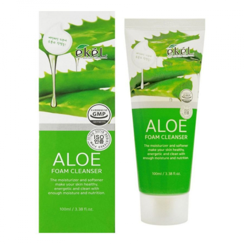 Ekel Пенка для умывания с экстрактом алоэ / Foam Cleanser Aloe, 100 мл