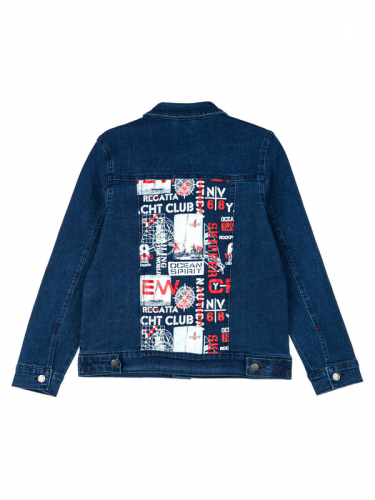 1359 р2482 р     Куртка текстильная джинсовая для мальчиков