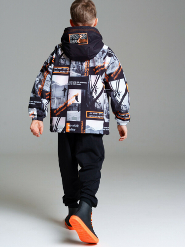 2043 р3723 р    Куртка текстильная с полиуретановым покрытием для мальчиков (ветровка)