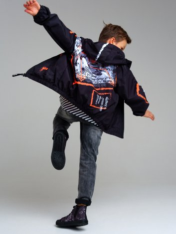  2405 р3836 р     Куртка текстильная с полиуретановым покрытием для мальчиков (ветровка)