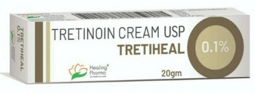 TRETINOIN CREAM USP 0,1%, Tretiheal, Healing Pharma ( Крем Третиноин (Третихел) 0,1%, Хилинг Фарма), 20 г.