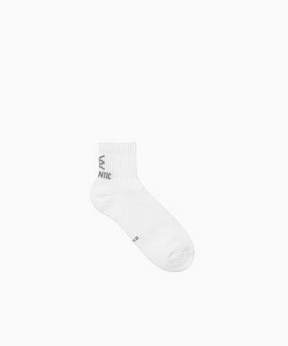 Мужские носки средней длины Atlantic, 1 пара в уп., хлопок, белые, MC-002