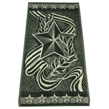 Полотенце махровое Армейская звезда-2 р.40х70 арт.4381