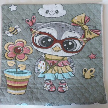 Полотенце вафельное с жаккардовым рисунком 50*100 (1)