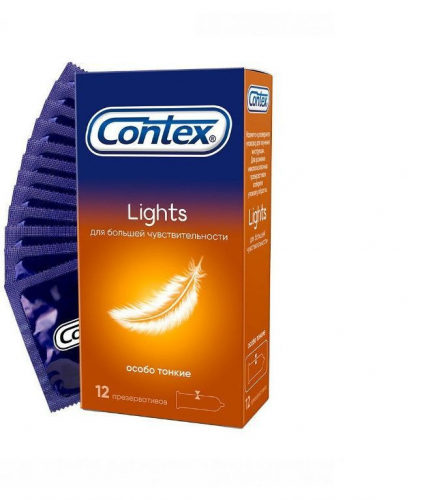 CONTEX Lights презервативы максимально чувствительные 12 шт.