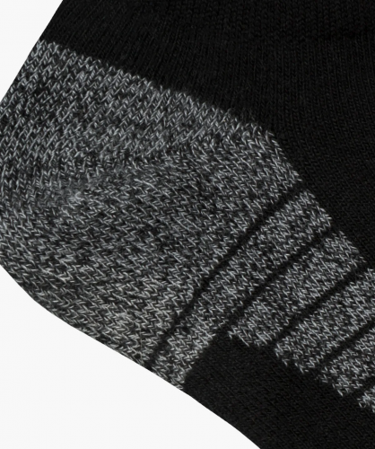  157 р  210р Мужские носки укороченные Atlantic, 1 пара в уп., хлопок, черные, MC-004