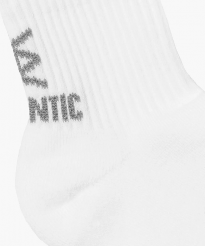 192 р  256р Мужские носки средней длины Atlantic, 1 пара в уп., хлопок, белые, MC-002