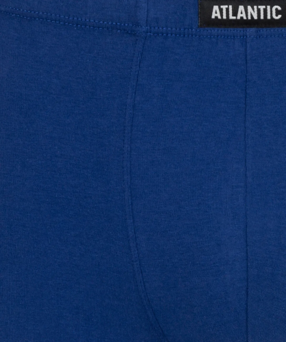  1599 р  2199р Мужские трусы шорты Atlantic, набор из 5 шт., хлопок, темно-синие + кобальт + голубые + светло-голубые, 5SMH-002/01