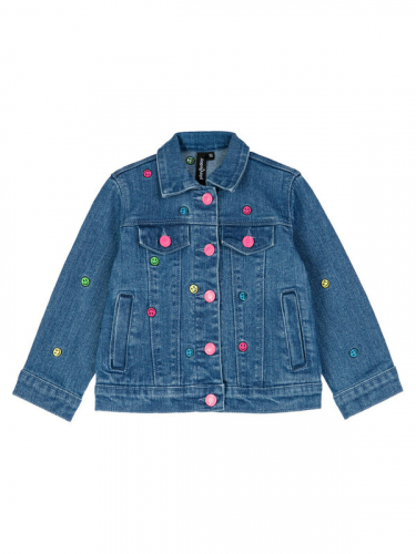 1119 р  1918 р    Куртка детская текстильная джинсовая для девочек