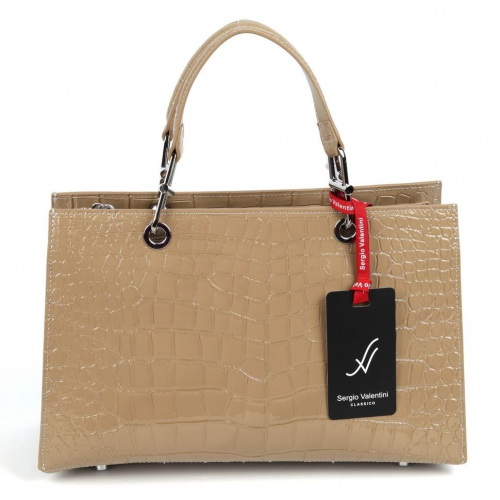 Женская кожаная сумка Sergio Valentini SV-7238 Хаки