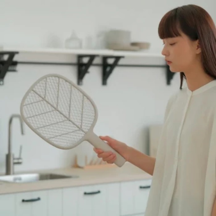 Мухобойка электрическая Xiaomi SOLOVE Electric Mosquito Swatter P2+ Grey, АКБ, серый