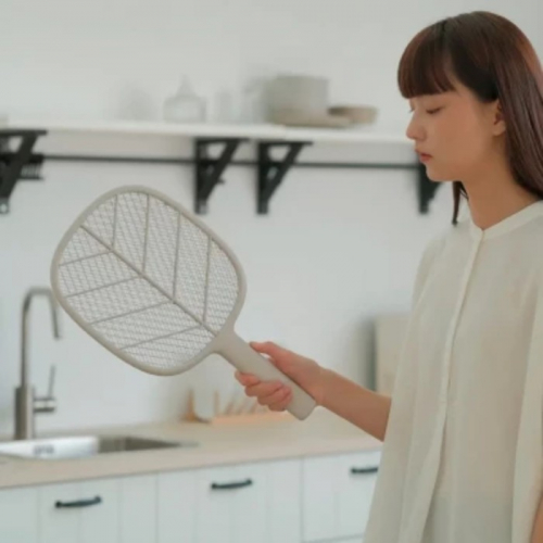 Мухобойка электрическая Xiaomi SOLOVE Electric Mosquito Swatter P2+ Grey, АКБ, серый