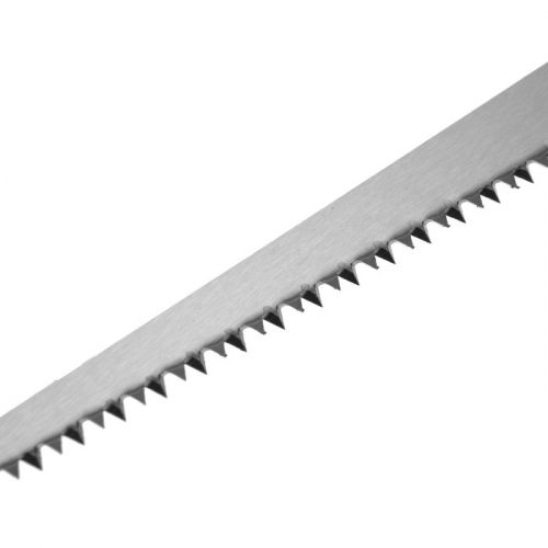 Ножовка мини-выкружная ТУНДРА, 2К рукоятка, каленый зуб, заточка 2D, 7-8 TPI, 315 мм