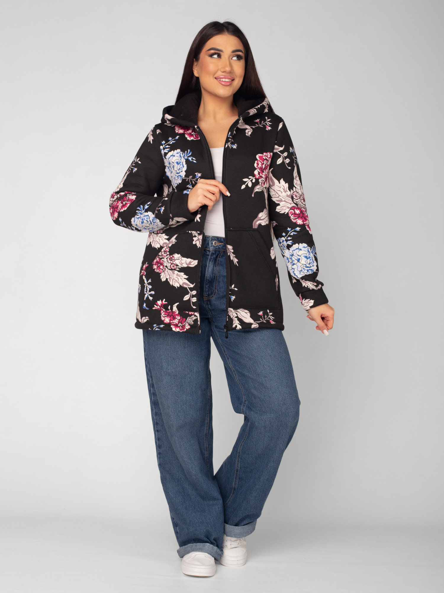 Толстовка женская футер начес 3-х нитка