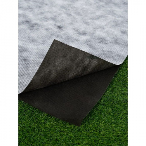 Материал укрывной, 20 × 1,06 м, плотность 80 г/м², чёрно-белый, «Агротекс»