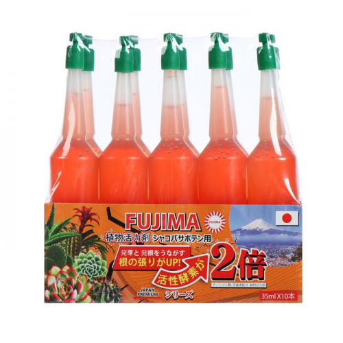Удобрение японское FUJIMA, для кактусов и суккулентов, оранжевый, набор 10. по 35 мл