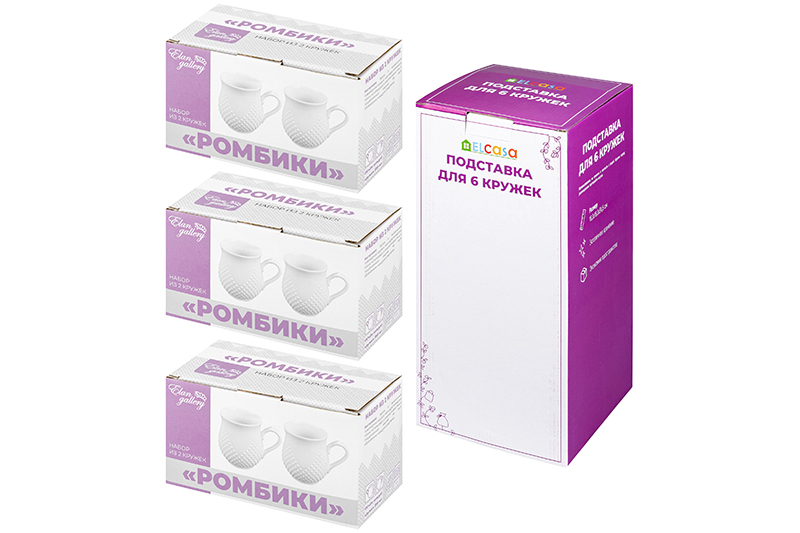 Набор 6 кружек 350 мл