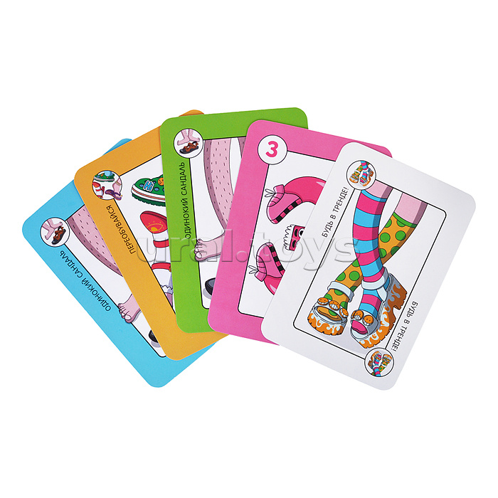 Игра карточная. УНОси ноги. 120 карточек