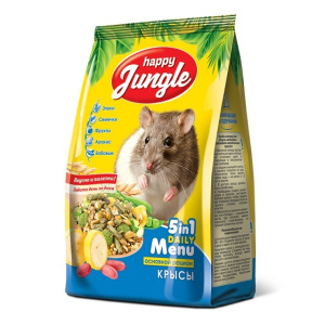 Happy Jungle для декоративных крыс 400 г