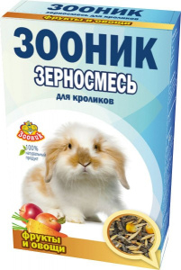 Зооник Стандарт Корм для кроликов с фруктами и овощами 400 г