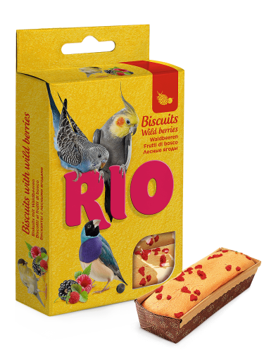 Rio Бисквиты для птиц с лесными ягодами, 5 бисквитов по 7 г