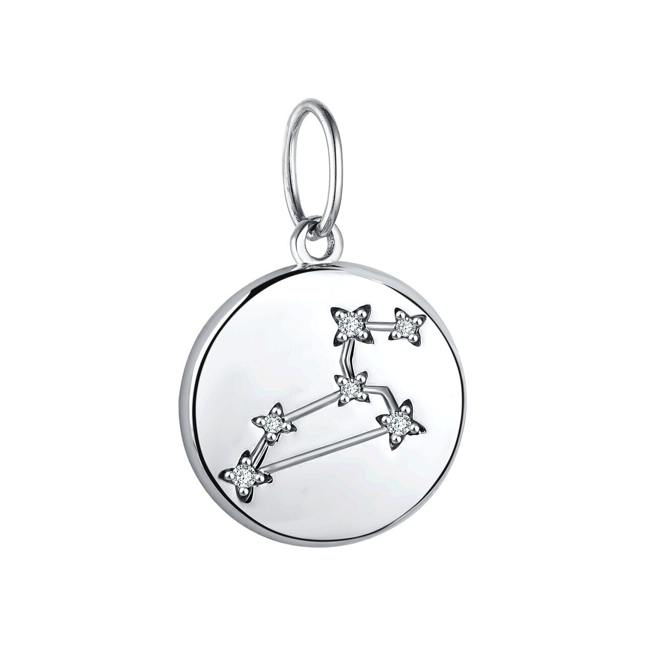 Подвеска из серебра куб.циркон., Л-27573