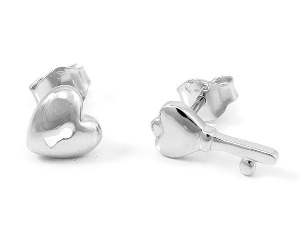 Серьги из серебра без вставки, МЦВ870