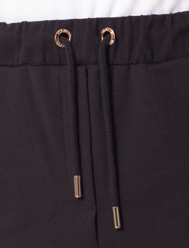 Прямые брюки из эластичного футера двухнитки