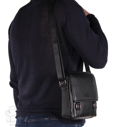 Сумка мужская кожаная 22-9003-2H black Heanbag