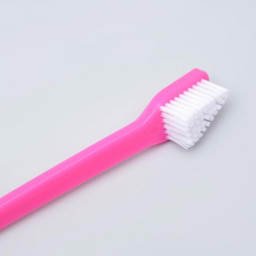 Набор зубная щётка двухсторонняя + щётка напальчник + массажер для десен (набор 3), микс