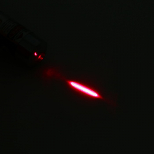 Лазерная указка, дальность 500 м, 405 нм, 2 ААА, красный луч, 15.5 х 1.5 см