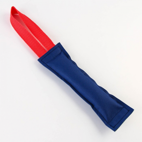 Игрушка-кусалка с 1 ручкой, тёмно-синяя, 20 х 5 см