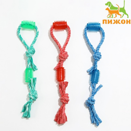Игрушка канатная с жевательными элементами 
