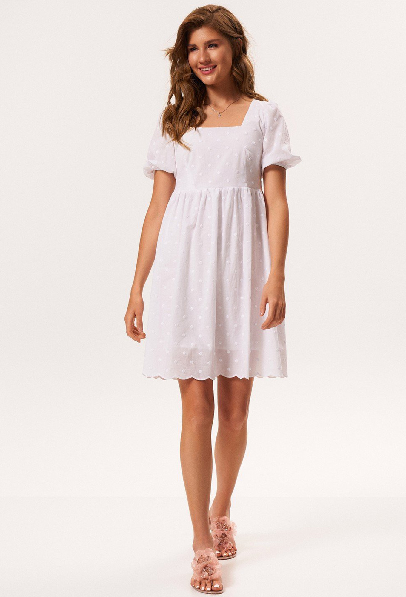 ст. цена2499руб.! Платье KaVari 1043 белый