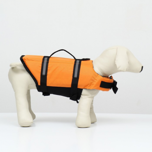Спасательный жилет для собак 0-3 кг, размер XXS (ДС 15, ОГ 28-37, ОШ 19-27 см)