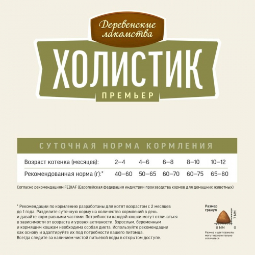 Сухой корм Холистик Премьер 