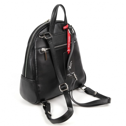 Женский кожаный рюкзак Sergio Valentini SV-SZ748/C Блек