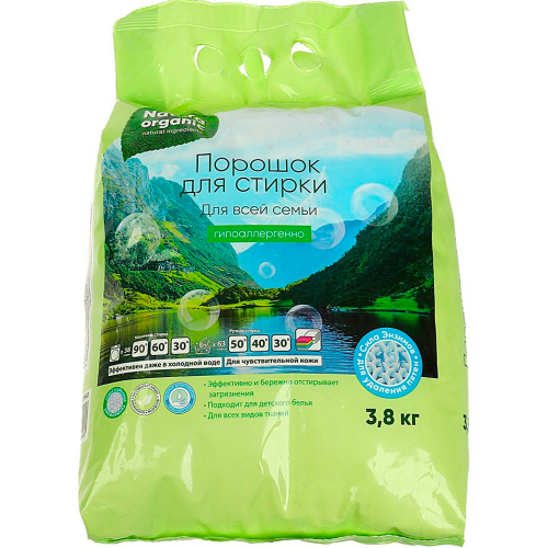 Порошок для стирки для всей семьи 3,8 кг Natura Organic BH91279NO в Нижнем Новгороде