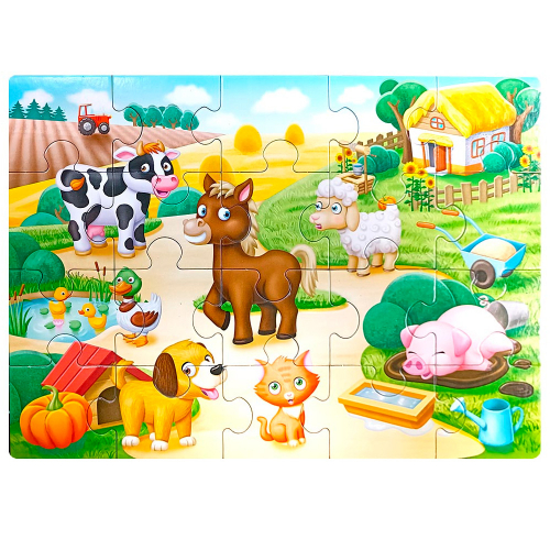 Пазл 4 в 1 First Puzzle Кто где живет 04362 Baby Toys в Нижнем Новгороде