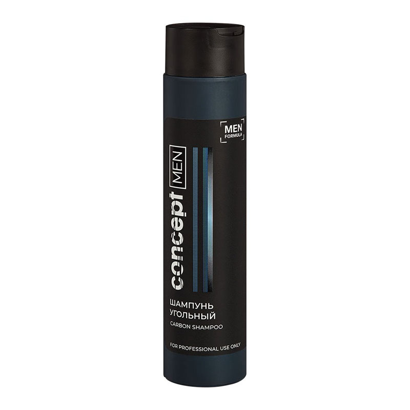 Шампунь угольный для волос, Carbon shampoo, 300 мл.